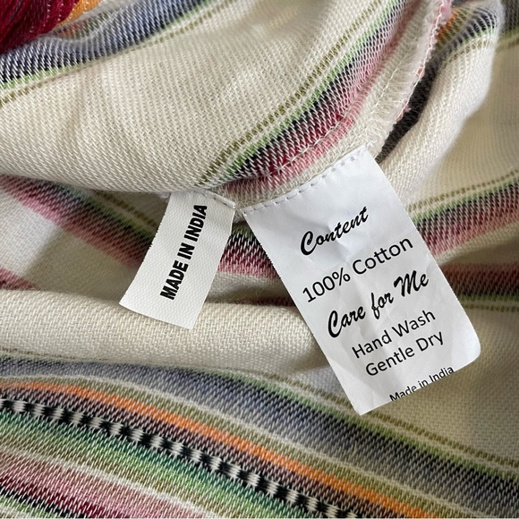 Jaded Gypsy Aztec Western Jacket Boho Southwest Serape Zip Shirt S/M Sunset Vibe - Picture 15 of 15